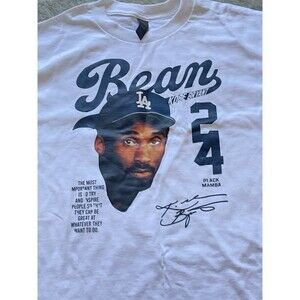 Shaka Dodgers Black Mamba Men's S White Graphic T-Shirt Basketball Lakers